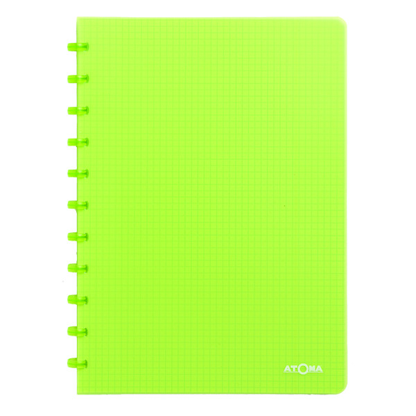Atoma Skrivbok A4 rutat | grön | 72 ark | 5 x 5mm | Atoma Trendy 4137303 405241 - 1