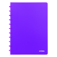 Atoma Skrivbok A4 rutat | lila | 72 ark | 5 x 5mm | Atoma Trendy 4137306 405243