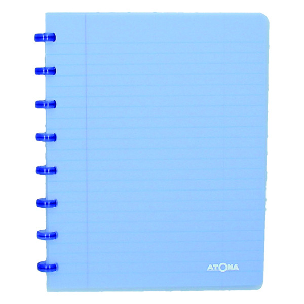 Atoma Skrivbok A5 rutat | blå | 72 ark | 5 x 5mm | Atoma Trendy 4135702 405225 - 1