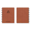 Skrivbok A5 rutat | brun | 72 ark | Aurora Adoc Business 330028 - 1