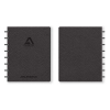 Skrivbok A5 rutat | svart | 72 ark | Aurora Adoc Business 330027 - 1