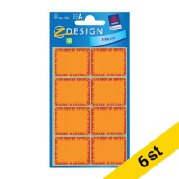 ​​​​​​​​​​​​​​Frysetiketter 28 x 36mm | orange | Avery 3702A | 40st x6 212944