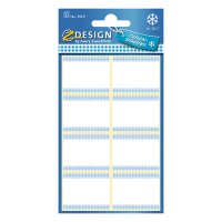 Avery ​​​​​​​Frysetiketter | 28 x 36mm | blå/vit | Avery 59371 | 40st 59371 212651