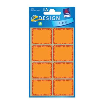 Avery ​​​​​​​Frysetiketter | 28 x 36mm | orange | Avery 3702A | 40st 3702A 212530 - 1