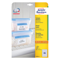 Avery ​​​​​​​Frysetiketter | 38,1 x 21,2mm | Avery L7971-25 | 1.625st L7971-25 212659