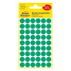 Avery ​​​​​​​Markeringspunkter | 12mm | grön | Avery 3143​​​​ | 270st 3143 212346