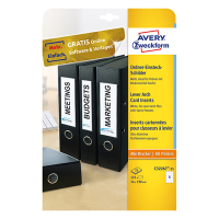 Avery ​​​​​​​Pärmetiketter självhäftande 190 x 54mm | Avery C32267-25 | vit | 125st C32267-25 212816
