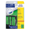 ​​​​​​​Pärmetiketter självhäftande 192 x 38mm | Avery L4764-20 | grön | 140st 212814 - 1