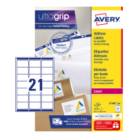 Avery ​​​Adressetiketter | 63,5 x 38,1mm | Avery L7160-250 | 5.250st L7160-250 212280