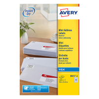 Avery Adressetiketter | 38,1 x 21,2mm | Avery J8651-25 | 1.625st J8651-25 212260