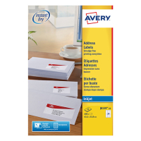 Avery Adressetiketter | 63,5 x 33,9mm | Avery J8159-25 | 600st J8159-25 212270