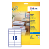 Adressetiketter | 99,1 x 33,9mm | Avery J8162-10 | 160st
