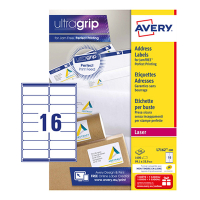 Avery Adressetiketter | 99,1 x 33,9mm | Avery L7162-100 | 1.600st L7162-100 212108