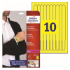 Avery Armband utskrivbara |  265 x 18mm | gul | Avery L4001-10 | 100st L4001-10 212469