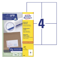 Avery Etiketter | 105 x 148mm | vit | Avery 3483 | 400st 3483 212000