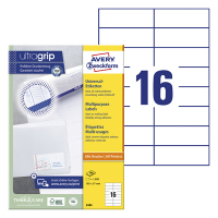Avery Etiketter | 105 x 37mm | vit | Avery 3484 | 1.600st 3484 212004