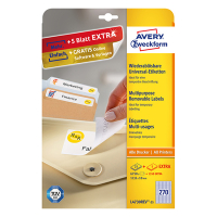 Avery Etiketter | 17,8 x 10mm | vit | Avery L4730-25 | 6.750st L4730REV-25 212572
