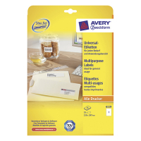 Avery Etiketter | 210 x 297mm | Avery 6119 | 25st 6119 212631
