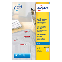Avery Etiketter | 38,1 x 21,2mm | transparent | Avery J8551-25 | 1.625st J8551-25 212638