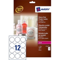 Avery Etiketter | 60mm | transparent | Avery L7127-10 | 120st L7127-10 212608