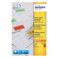 Etiketter | 63,5 x 33,9mm | röd | Avery L6034-20 | 480st 212756