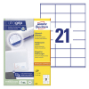 Etiketter | 70 x 41mm | Avery 3481 | 2.100st