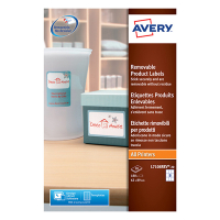 Avery Etiketter avtagbara | 62 x 89mm | Avery L7108REV-20 | 180st L7108REV-20 212616