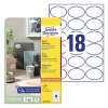 Etiketter avtagbara | 63,5 x 42,3mm | vit | Avery L6024REV-25 | 450st