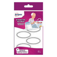 Avery Etiketter vattenlösliga | 55 x 30mm | Avery SOLUB18 | 18st SOLUB18 212697