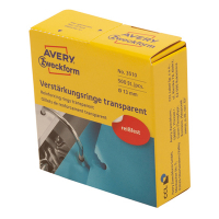 Avery Förstärkningsringar | 13mm | Avery 3510 | transparent | 500st 3510 212458