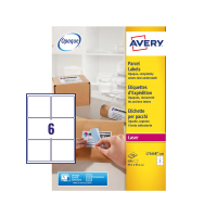 Avery Fraktetiketter | 99,1 x 93,1mm | ​​​​​​​Avery L7166B-100 | 600st L7166B-100 212808