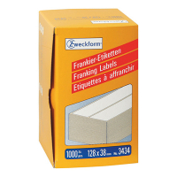Avery Frankeringsetiketter | 128 x 38mm | vit | Avery 3434 | 1.000st 3434 212220