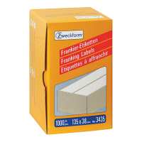 Avery Frankeringsetiketter | 135 x 38mm | vit | Avery 3435 | 1.000st 3435 212224