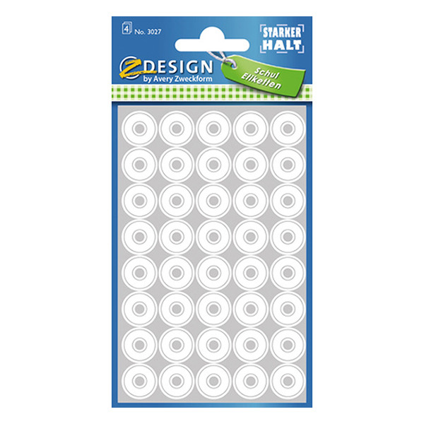 Hålförstärkare Ø13mm vit | Avery 3027 | 160st 212454 - 1