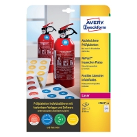 Avery Kontrollmärken med NoPeel™ | 30mm | Avery | 240st AV-L7802-10 212681