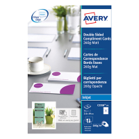 Avery Korrespondenskort | 99 x 210mm | vit | Avery C2358-25 | 75st C2358-25 212792
