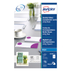 Korrespondenskort | 99 x 210mm | vit | Avery C2358-25 | 75st