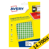 Markeringspunkter Ø8mm grön | Avery PET08V | 14.700st 212926 - 1