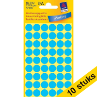 Avery Markeringspunkter 12mm Ø | blå | Avery 3142 | 270st x10  212937