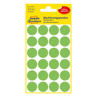 Avery Markeringspunkter 18mm Ø | ljusgrön | Avery 3174 | 96st 3174 212386