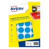 Markeringspunkter 30mm Ø | ljusblå | Avery PET30B | 240st