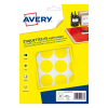 Markeringspunkter 30mm Ø gul | Avery PET30J | 240st