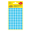 Markeringspunkter 8mm Ø | blå | Avery 3011 | 416st