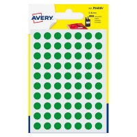 Avery Markeringspunkter 8mm Ø | grön | Avery PSA08V | 490st AV-PSA08V 212713