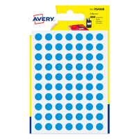 Avery Markeringspunkter 8mm Ø | ljusblå | Avery PSA08B | 490st AV-PSA08B 212709