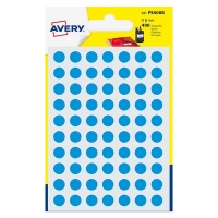 Avery Markeringspunkter 8mm Ø | ljusblå | Avery PSA08B | 490st AV-PSA08B 212709