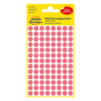 Avery Markeringspunkter 8mm Ø | ljusröd | Avery 3177 | 416st 3177 212332