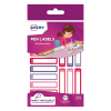 Minietiketter | 50 x 10mm | röd/lila | Avery RESM30F | 30st 212798 - 1