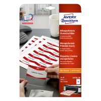 Avery Namnskyltsetiketter | 75 x 40mm | vit | ​​​​​​​Avery L4726-20 | 240st L4726-20 212586