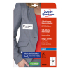 Namnskyltsetiketter | 80 x 50mm | vit | ​​​​​​​Avery J4785-20 | 200st 212686 - 1